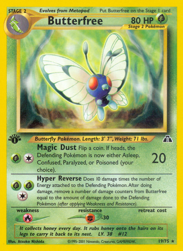 Butterfree (19/75) [Neo Discovery 1st Edition] | GnG Games