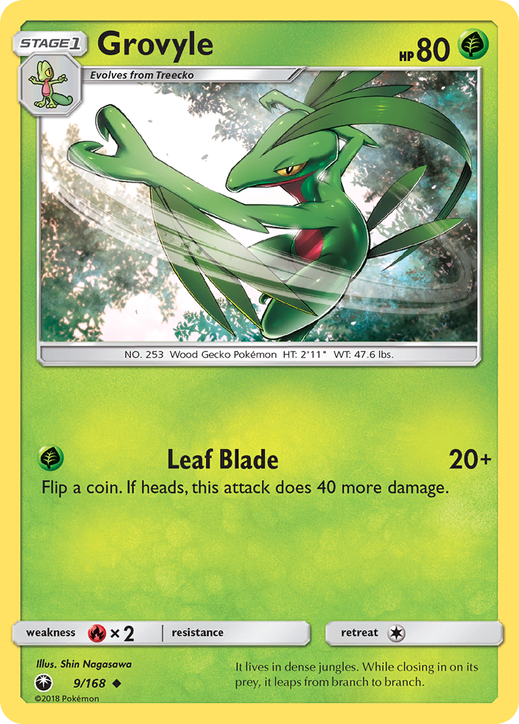 Grovyle (9/168) [Sun & Moon: Celestial Storm] | GnG Games