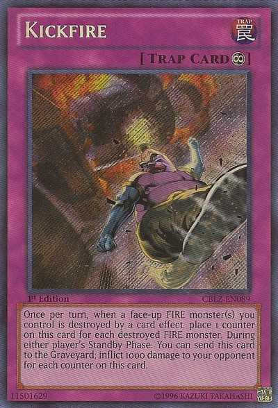 Kickfire [CBLZ-EN089] Secret Rare | GnG Games