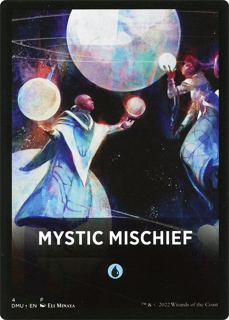 Mystic Mischief Theme Card [Dominaria United Tokens] | GnG Games