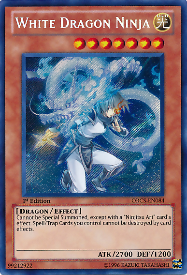 White Dragon Ninja [ORCS-EN084] Secret Rare | GnG Games