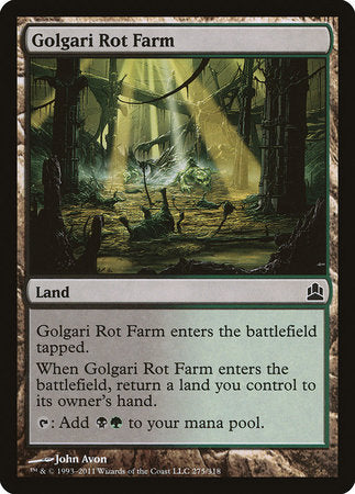 Golgari Rot Farm [Commander 2011] | GnG Games