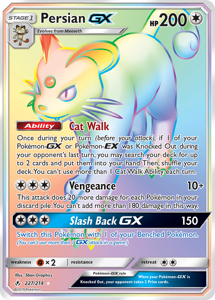 Persian GX (227/214) [Sun & Moon: Unbroken Bonds] | GnG Games