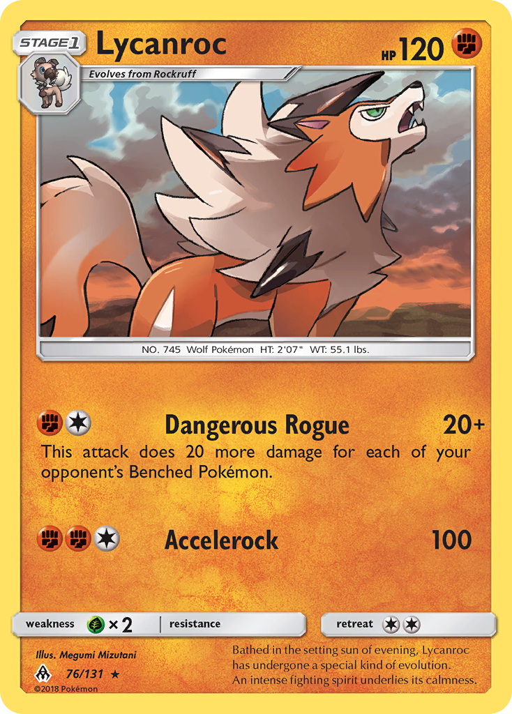 Lycanroc (76/131) [Sun & Moon: Forbidden Light] | GnG Games