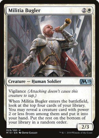 Militia Bugler [Core Set 2019] | GnG Games