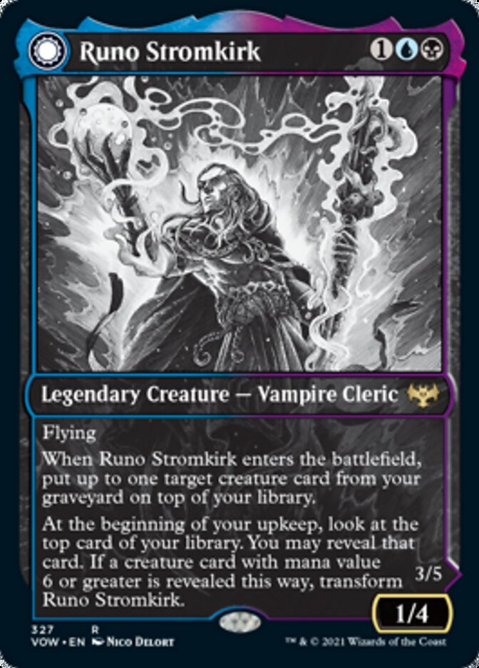 Runo Stromkirk // Krothuss, Lord of the Deep (Showcase Eternal Night) [Innistrad: Crimson Vow] | GnG Games