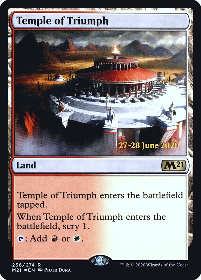Temple of Triumph  [Core Set 2021 Prerelease Promos] | GnG Games