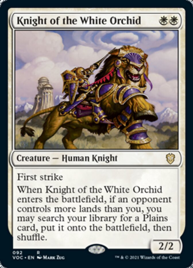 Knight of the White Orchid [Innistrad: Crimson Vow Commander] | GnG Games
