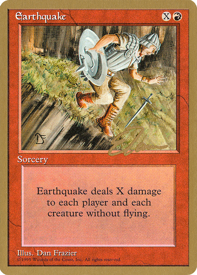 Earthquake (Eric Tam) [Pro Tour Collector Set] | GnG Games