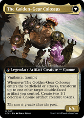 Tetzin, Gnome Champion // The Golden-Gear Colossus (Extended Art) [The Lost Caverns of Ixalan Commander] | GnG Games