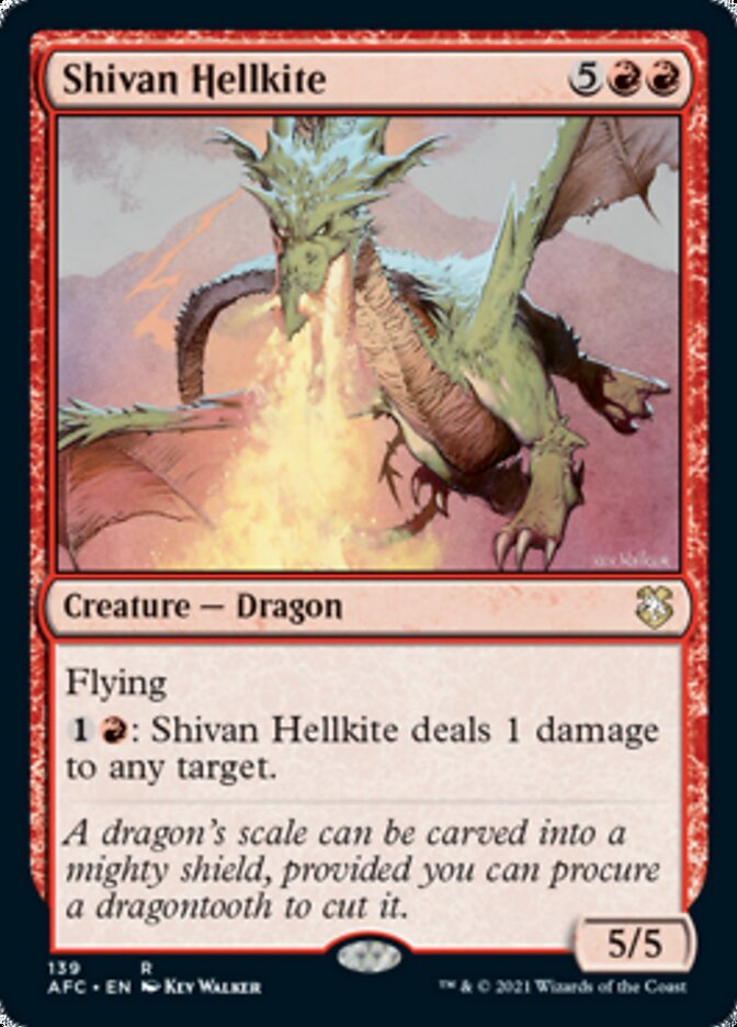 Shivan Hellkite [Dungeons & Dragons: Adventures in the Forgotten Realms Commander] | GnG Games