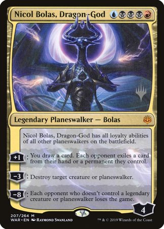 Nicol Bolas, Dragon-God [War of the Spark Promos] | GnG Games