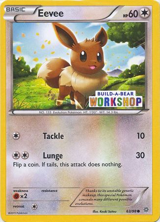 Eevee (63/98) (Build A Bear Workshop Exclusive) [XY: Ancient Origins] | GnG Games