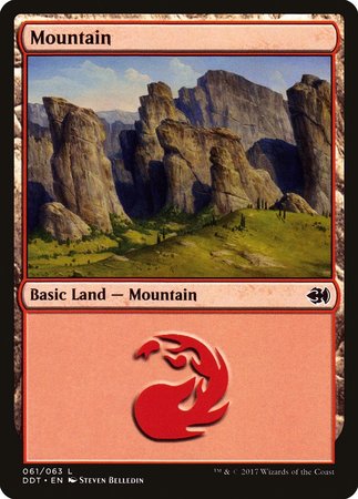 Mountain (61) [Duel Decks: Merfolk vs. Goblins] | GnG Games