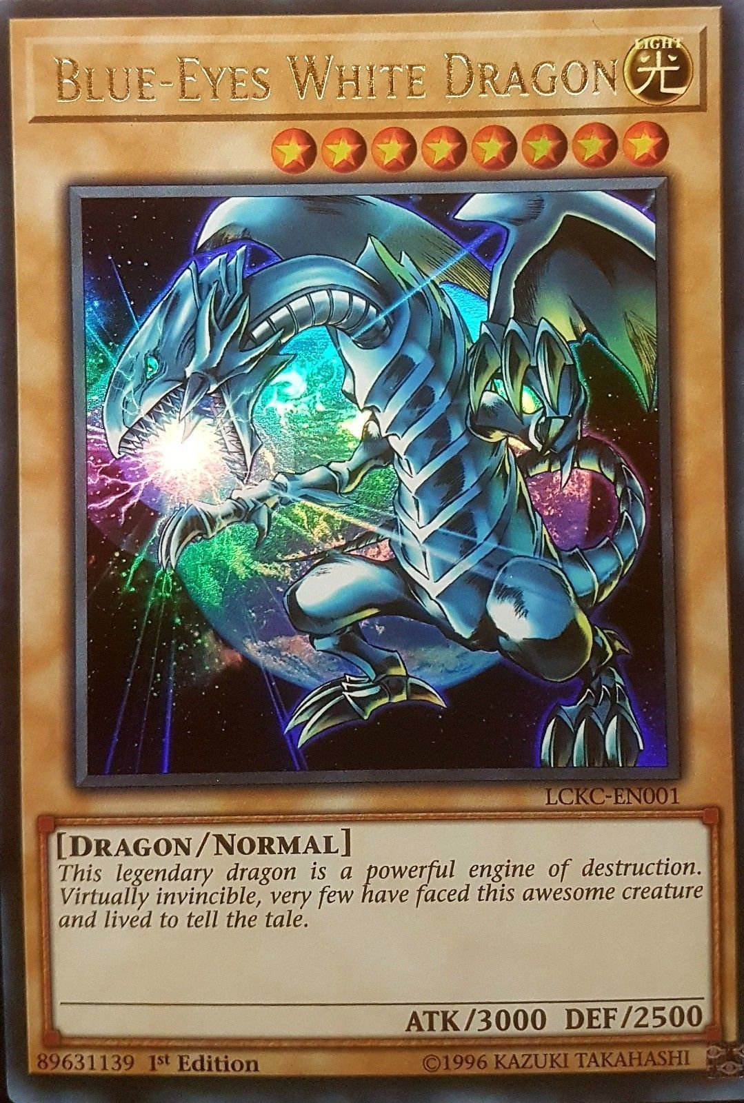 Blue-Eyes White Dragon (Version 3) [LCKC-EN001] Ultra Rare | GnG Games