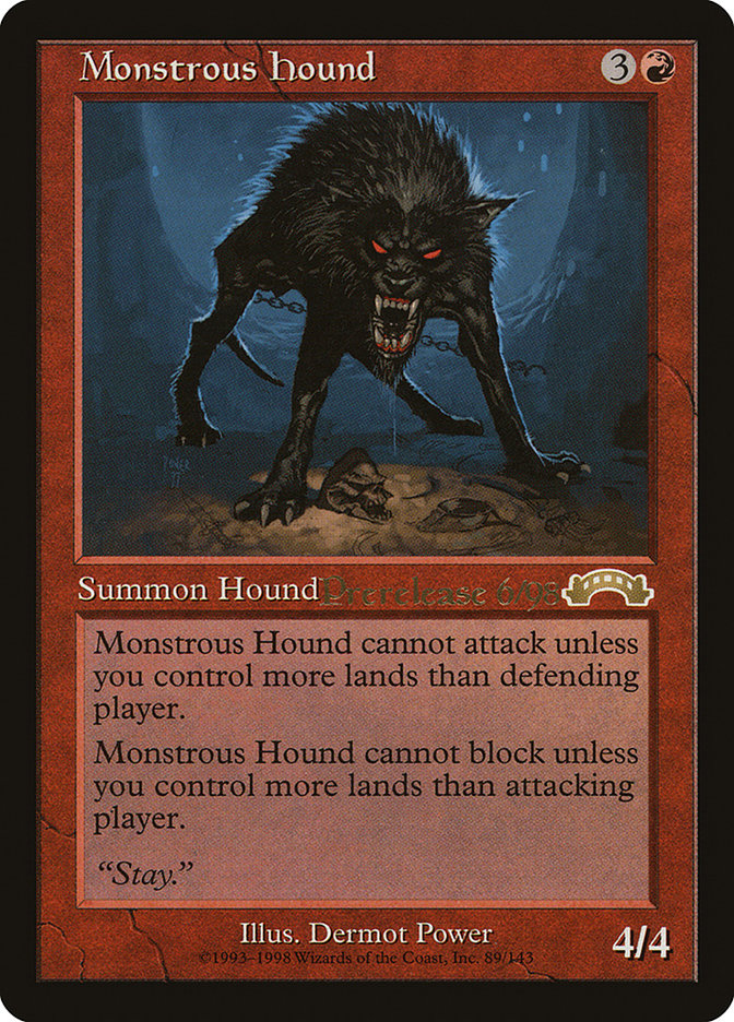 Monstrous Hound [Exodus Promos] | GnG Games