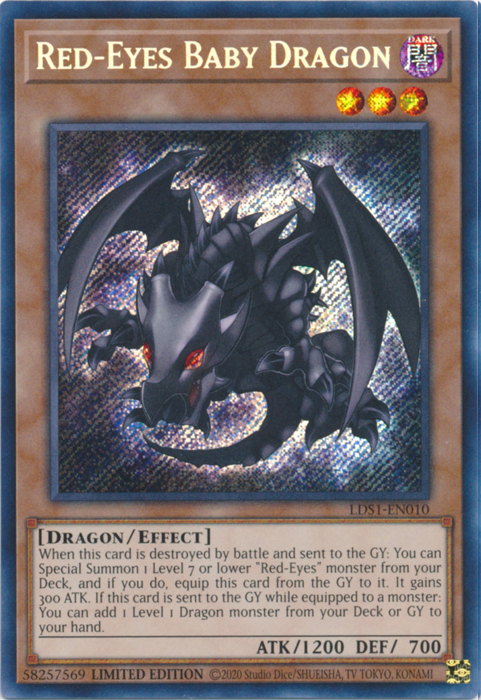 Red-Eyes Baby Dragon [LDS1-EN010] Secret Rare | GnG Games