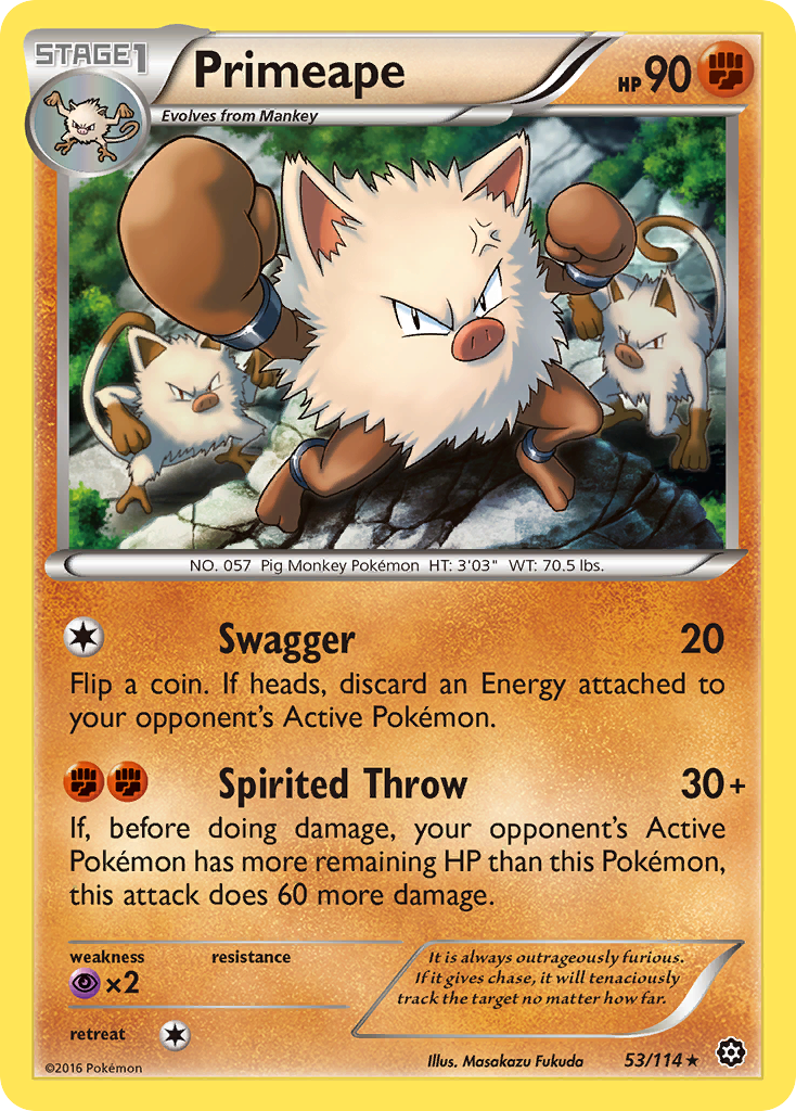 Primeape (53/114) [XY: Steam Siege] | GnG Games