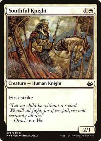 Youthful Knight [Modern Masters 2017] | GnG Games