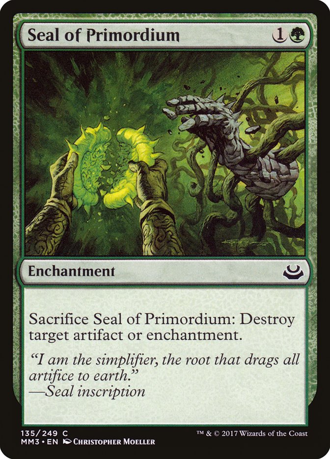 Seal of Primordium [Modern Masters 2017] | GnG Games