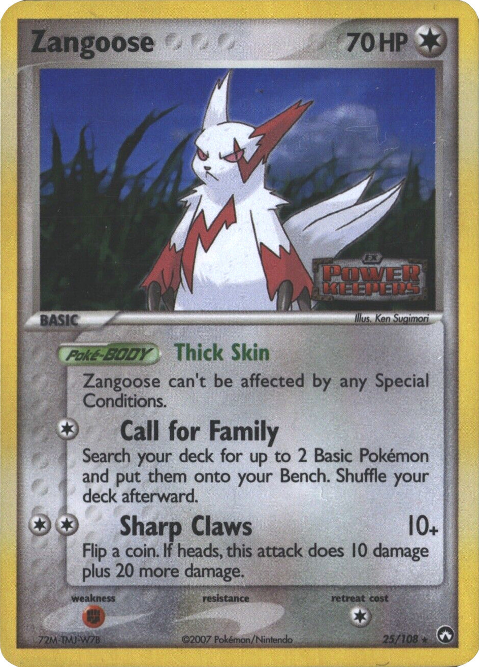 Zangoose (25/108) (Stamped) [EX: Power Keepers] | GnG Games