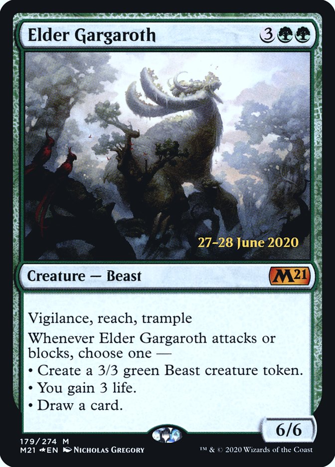 Elder Gargaroth  [Core Set 2021 Prerelease Promos] | GnG Games