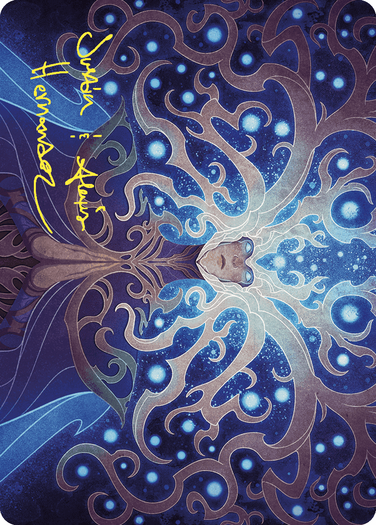 Omniscience Art Card (Gold-Stamped Signature) [Wilds of Eldraine Art Series] | GnG Games