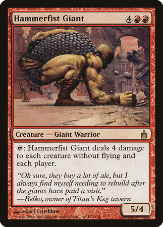 Hammerfist Giant [Ravnica: City of Guilds] | GnG Games