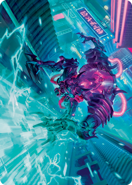 Surgehacker Mech Art Card [Kamigawa: Neon Dynasty Art Series] | GnG Games
