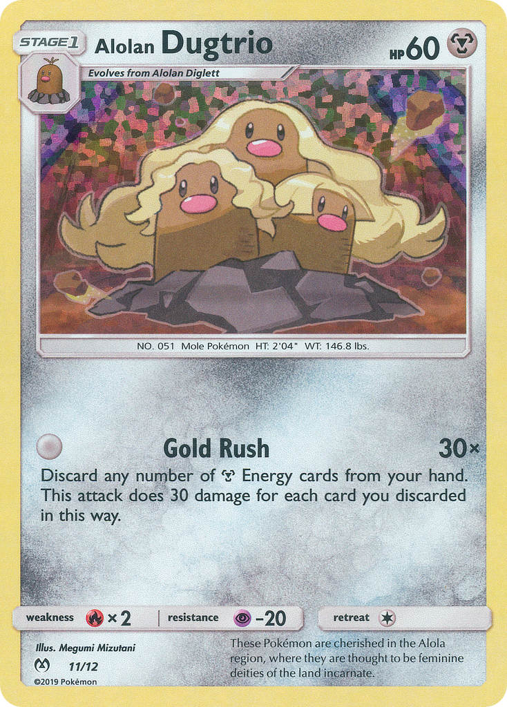 Alolan Dugtrio (11/12) [McDonald's Promos: 2019 Collection] | GnG Games