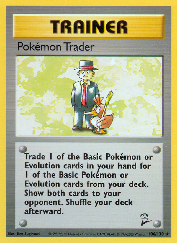 Pokemon Trader (106/130) [Base Set 2] | GnG Games