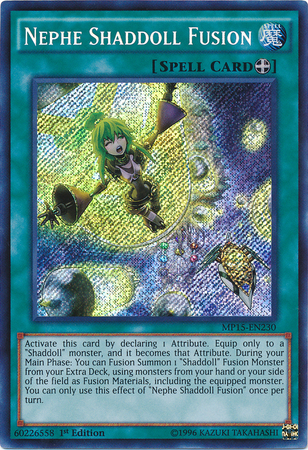 Nephe Shaddoll Fusion [MP15-EN230] Secret Rare | GnG Games