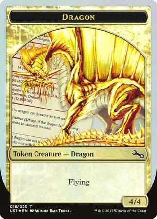 Gold Dragon Token [Unstable Tokens] | GnG Games