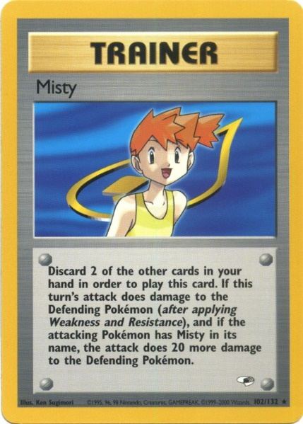 Misty (102/132) [Gym Heroes Unlimited] | GnG Games