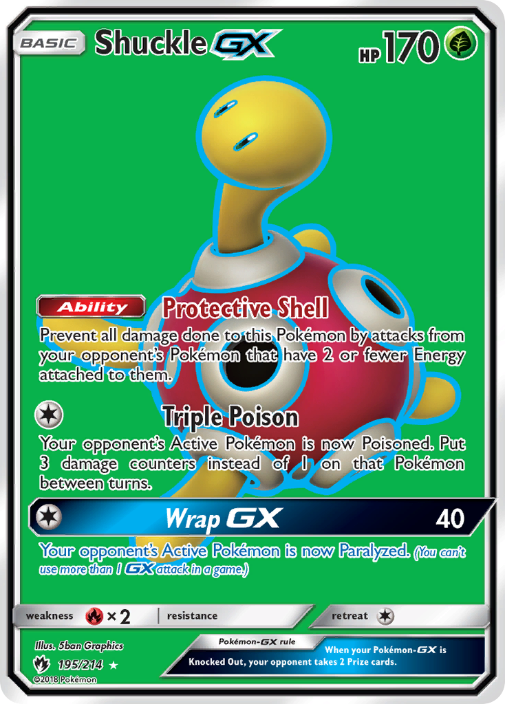 Shuckle GX (195/214) [Sun & Moon: Lost Thunder] | GnG Games