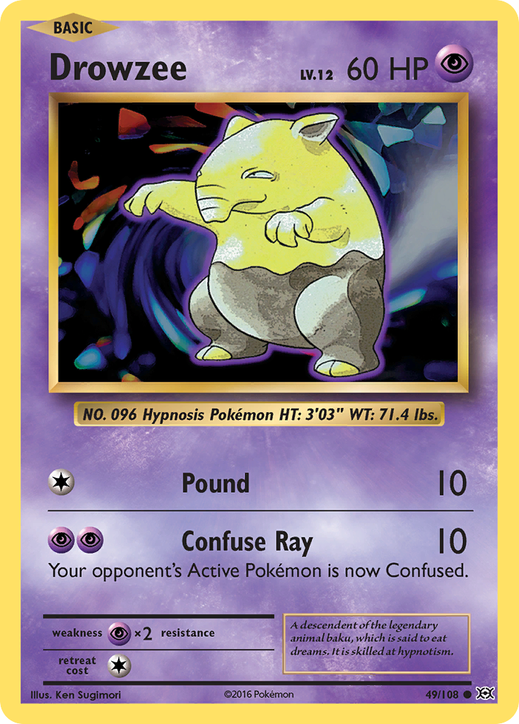 Drowzee (49/108) [XY: Evolutions] | GnG Games