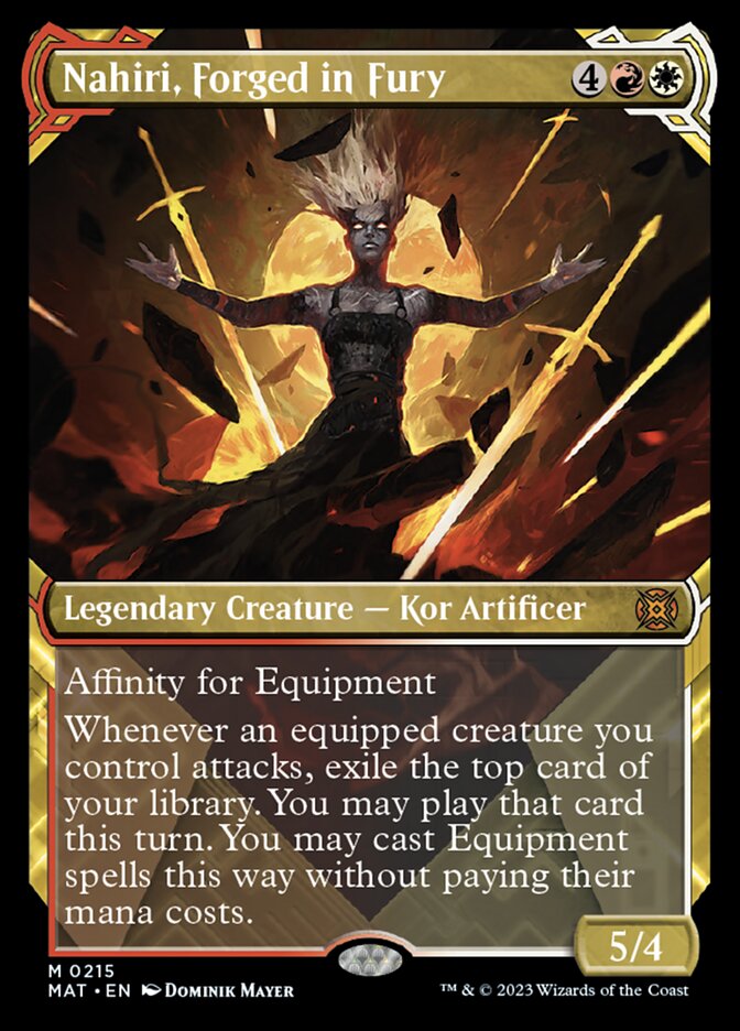 Nahiri, Forged in Fury (Showcase Halo Foil) [March of the Machine: The Aftermath] | GnG Games