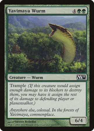 Yavimaya Wurm [Magic 2011] | GnG Games