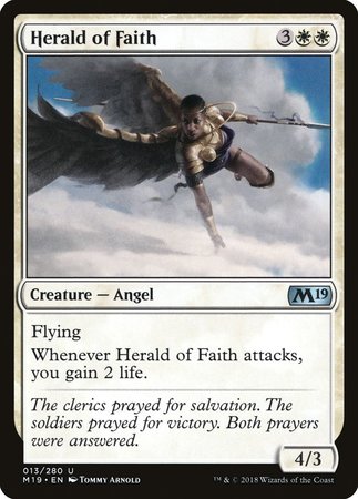 Herald of Faith [Core Set 2019] | GnG Games