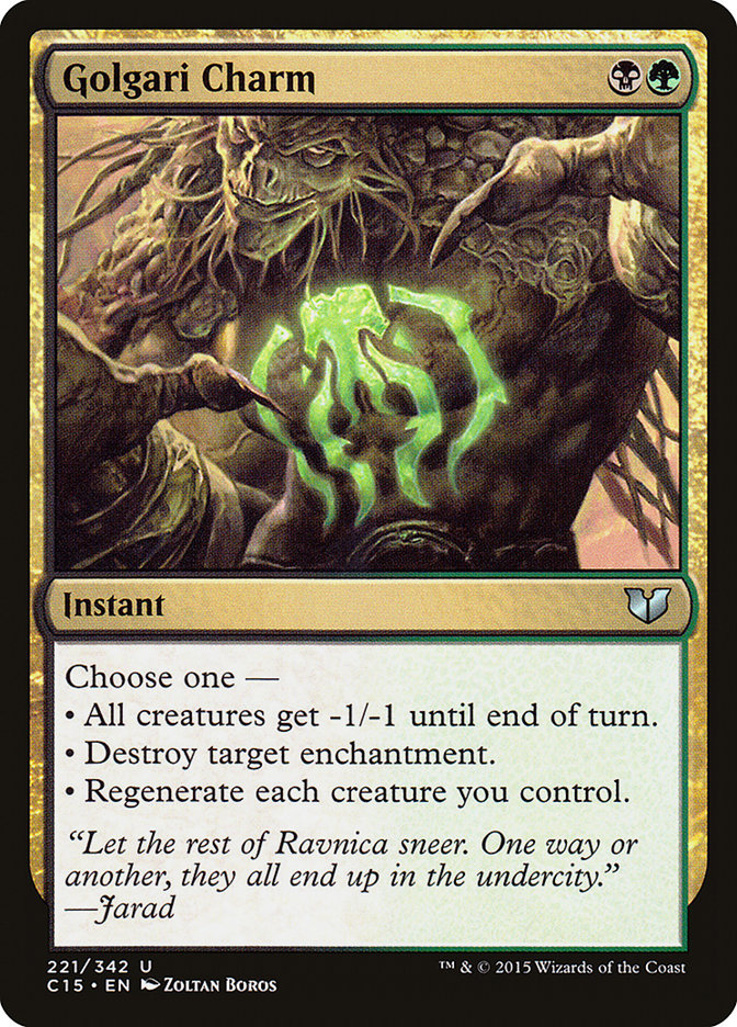 Golgari Charm [Commander 2015] | GnG Games