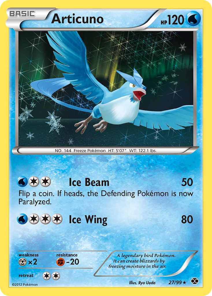 Articuno (27/99) (Blister Exclusive) [Black & White: Next Destinies] | GnG Games