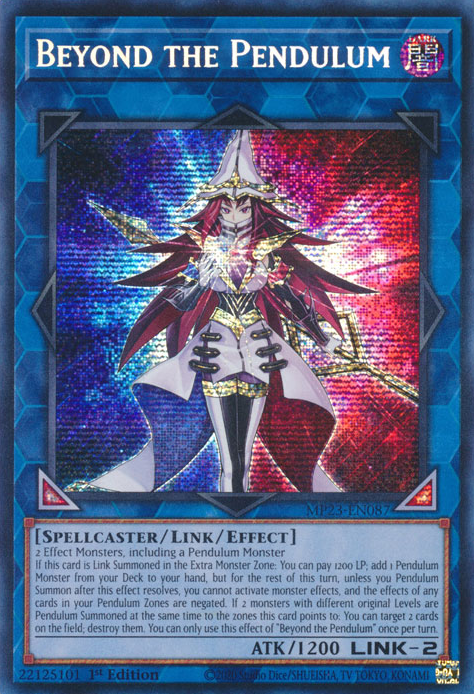 Beyond the Pendulum [MP23-EN087] Prismatic Secret Rare | GnG Games