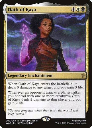 Oath of Kaya [War of the Spark Promos] | GnG Games