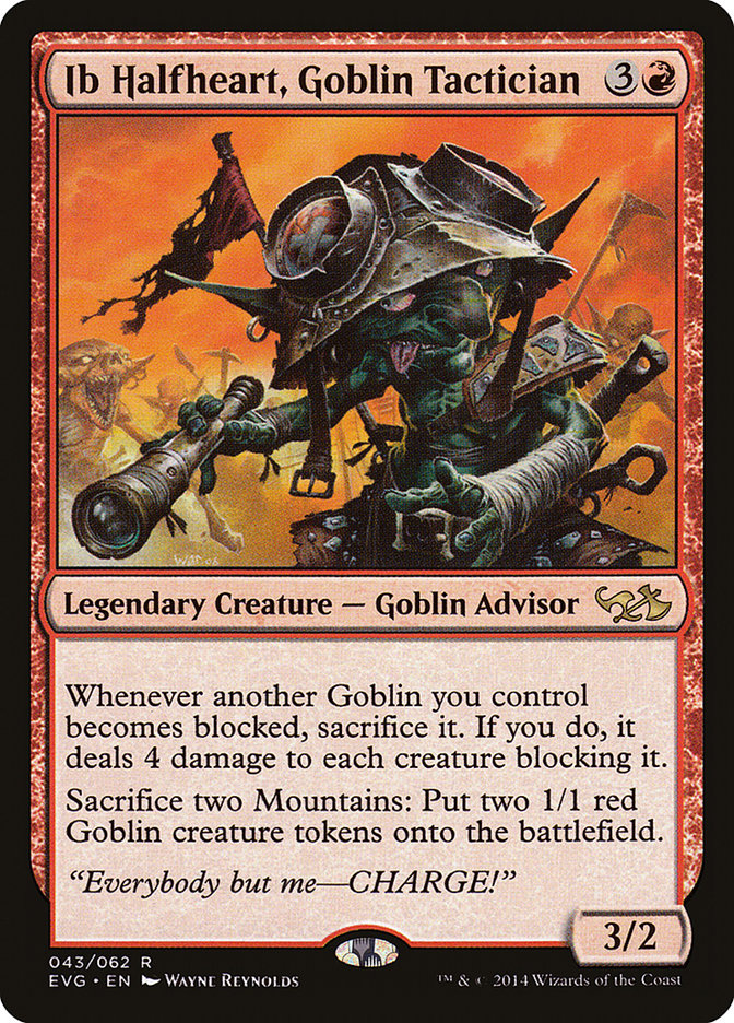 Ib Halfheart, Goblin Tactician (Elves vs. Goblins) [Duel Decks Anthology] | GnG Games