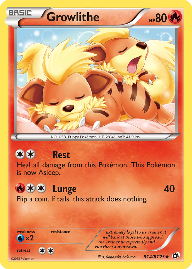 Growlithe (RC4/RC25) [Black & White: Legendary Treasures] | GnG Games