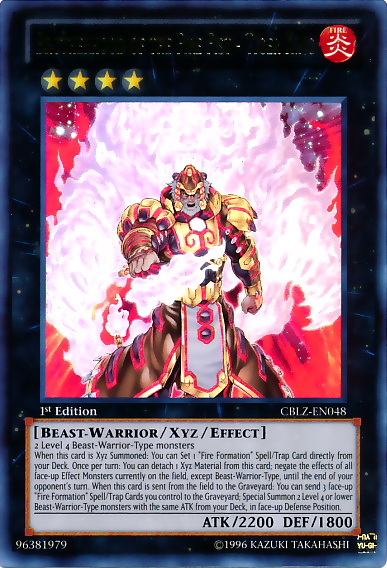 Brotherhood of the Fire Fist - Tiger King [CBLZ-EN048] Ultra Rare | GnG Games