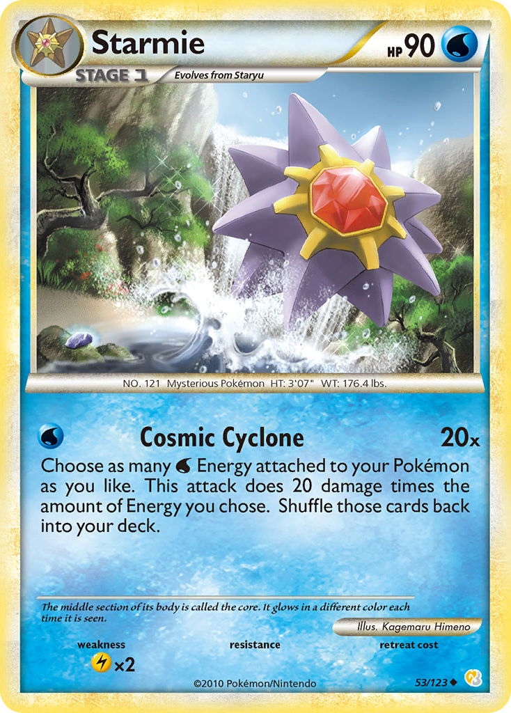 Starmie (53/123) [HeartGold & SoulSilver: Base Set] | GnG Games