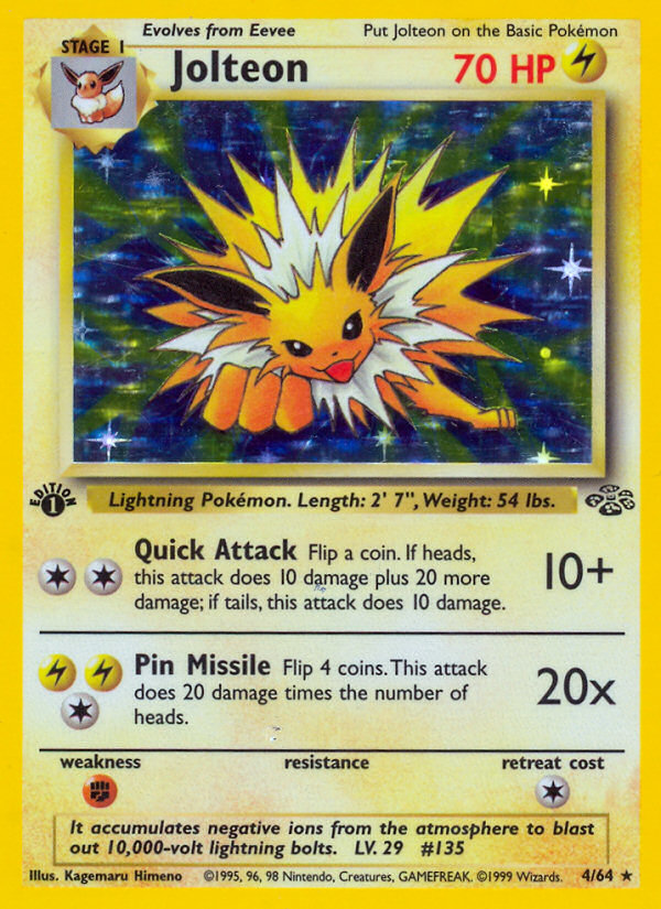 Jolteon (4/64) [Jungle 1st Edition] | GnG Games