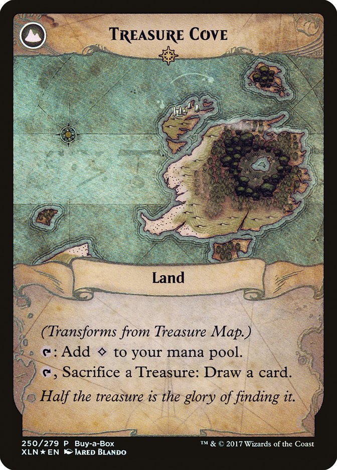 Treasure Map // Treasure Cove (Buy-A-Box) [Ixalan Treasure Chest] | GnG Games