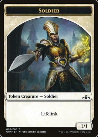 Soldier Token [Guilds of Ravnica Tokens] | GnG Games